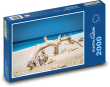 Grecja - wyspy, plaża Puzzle 2000 elementów - 90x60 cm