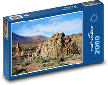 Tenerife - skály, příroda Puzzle 2000 dílků - 90 x 60 cm