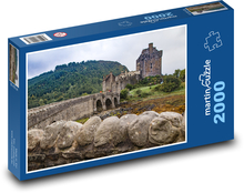 Eilean donan - zamek, Anglia Puzzle 2000 elementów - 90x60 cm
