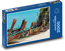 Boats - Thailand, berth Puzzle 2000 pieces - 90 x 60 cm