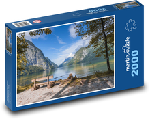 Königssee - jezero, Německo Puzzle 2000 dílků - 90 x 60 cm