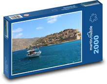 Kreta - Griechenland, Spinalonga Puzzle 2000 Teile - 90 x 60 cm