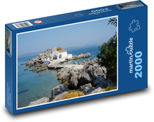Greece - city, small island Puzzle 2000 pieces - 90 x 60 cm