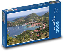 Ostrov Guadalupe - Mexiko, moře Puzzle 2000 dílků - 90 x 60 cm