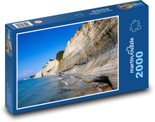 Grécko - ostrov Korfu, pobrežie Puzzle 2000 dielikov - 90 x 60 cm
