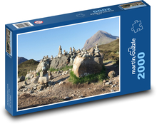Schottland - Isle of Skye, Steine Puzzle 2000 Teile - 90 x 60 cm