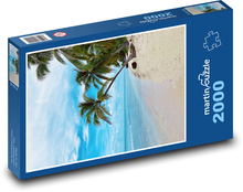 Beach - palm trees, sea Puzzle 2000 pieces - 90 x 60 cm
