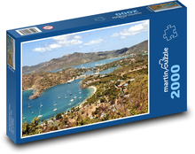 Antigua - Caribbean island, boats Puzzle 2000 pieces - 90 x 60 cm
