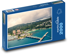 Jamaica - Ocho Rios, moře Puzzle 2000 dílků - 90 x 60 cm
