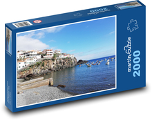 Pobřeží - oceán, město Puzzle 2000 dílků - 90 x 60 cm