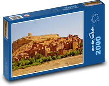 Maroko - pevnosť, Afrika Puzzle 2000 dielikov - 90 x 60 cm