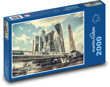 Moskau - Wolkenkratzer, Russland Puzzle 2000 Teile - 90 x 60 cm