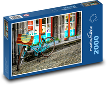 Fahrrad - Belgien, Straßen Puzzle 2000 Teile - 90 x 60 cm