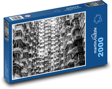 Hongkong - Čína, město Puzzle 2000 dílků - 90 x 60 cm