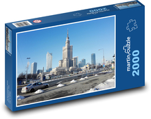 Warszawa - Polska, miejsc. Puzzle 2000 elementów - 90x60 cm
