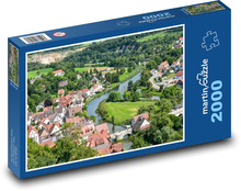 Hamburg - město, Německo Puzzle 2000 dílků - 90 x 60 cm