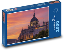 Madrid - Španielsko, západ slnka Puzzle 2000 dielikov - 90 x 60 cm