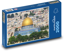 Mešita al-Aksá - Jeruzalem, mesto Puzzle 2000 dielikov - 90 x 60 cm