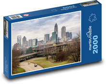 Charlotte - Severná Karolína, mesto Stvol Puzzle 2000 dielikov - 90 x 60 cm