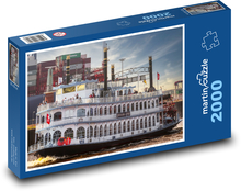 Loď - Hamburg, Nemecko Puzzle 2000 dielikov - 90 x 60 cm
