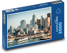 Seattle - Washington, lodě Puzzle 2000 dílků - 90 x 60 cm