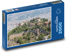 Alanya - Turecko, staré město Puzzle 2000 dílků - 90 x 60 cm