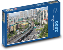 Metro - vlak, Kórejská republika Puzzle 2000 dielikov - 90 x 60 cm