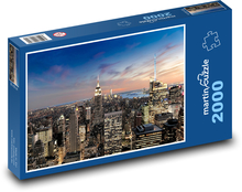 New York - Amerika, USA Puzzle 2000 dílků - 90 x 60 cm