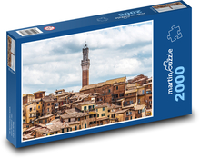 Siena - Itálie, město Puzzle 2000 dílků - 90 x 60 cm