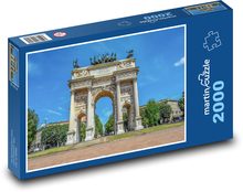 Miláno - Taliansko, Arco della Pace Puzzle 2000 dielikov - 90 x 60 cm