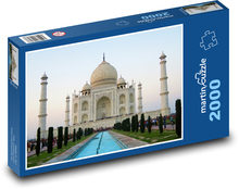 Taj Mahal - Indie, minaret Puzzle 2000 elementów - 90x60 cm