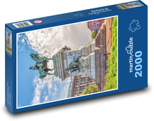 Square - statue, memorial Puzzle 2000 pieces - 90 x 60 cm