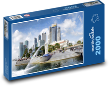 Singapur - Asien, Stadt Puzzle 2000 Teile - 90 x 60 cm
