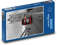 London - Bus, England Puzzle 2000 Teile - 90 x 60 cm