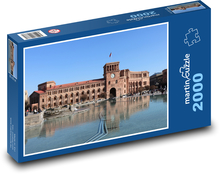 Arménie - Jerevan, město Puzzle 2000 dílků - 90 x 60 cm