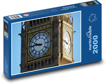 London - Turm, Uhr Puzzle 2000 Teile - 90 x 60 cm