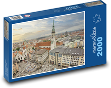 Mníchov - nemecké mesto Puzzle 2000 dielikov - 90 x 60 cm