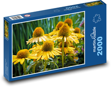 Echinacea - yellow flower Puzzle 2000 pieces - 90 x 60 cm