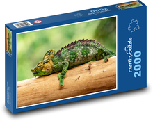 Grünes Chamäleon Puzzle 2000 Teile - 90 x 60 cm