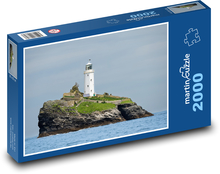 Maják Cornwall - more, príroda Puzzle 2000 dielikov - 90 x 60 cm