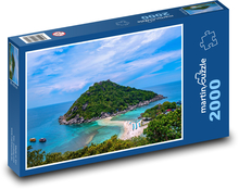 Wyspa - morze, plaża Puzzle 2000 elementów - 90x60 cm