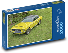 Mustang - Ford, samochód Puzzle 2000 elementów - 90x60 cm