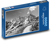 Alpy - Dolomity, hory Puzzle 2000 dílků - 90 x 60 cm