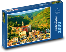 Itálie - vesnice Puzzle 2000 - 90x60 cm