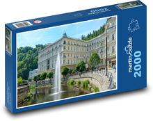 Karlsbad - Wasserbrunnen Puzzle 2000 Teile - 90 x 60 cm