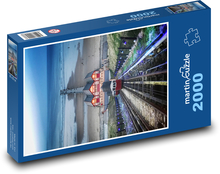 Seilbahn - Straßenbahn Puzzle 2000 Teile - 90 x 60 cm