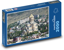 Gruzínsko - Tbilisi, hlavné mesto Puzzle 2000 dielikov - 90 x 60 cm