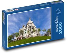 Bazylika Najświętszego Serca - Paryż, Francja Puzzle 2000 elementów - 90x60 cm