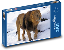 Lew w Białym Królestwie Puzzle 260 elementów - 41x28,7 cm