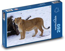 Levice v snehu Puzzle 260 dielikov - 41 x 28,7 cm 